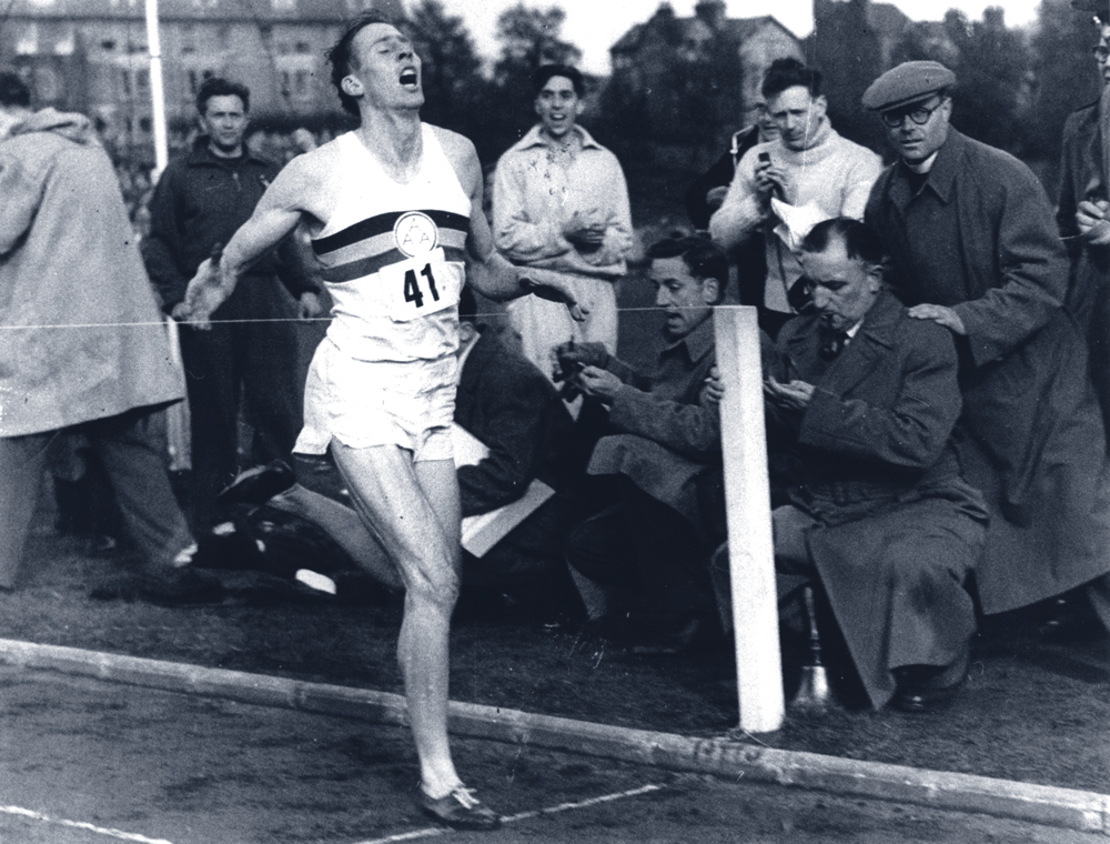 Sir Roger Bannister's record-breaking running shoes sold at