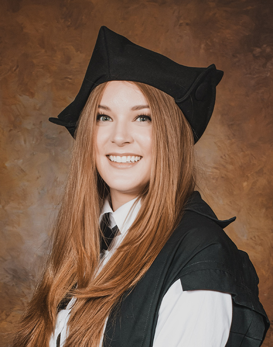 Portrait photo of Genevieve Bourjeaurd, MSc in Digital Scholarship